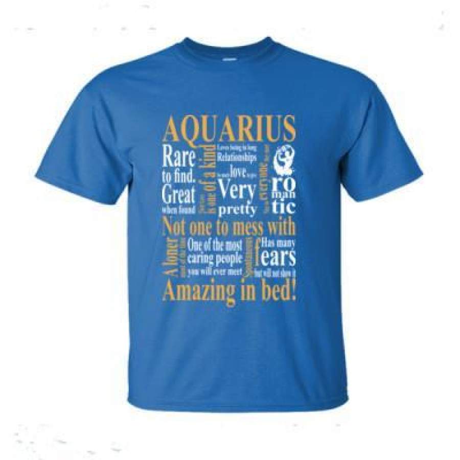 AGR Aquarius Rare To Find Great When Found Not One To Mess With Amazing In Bed – Ultra-Cotton T-Shirt