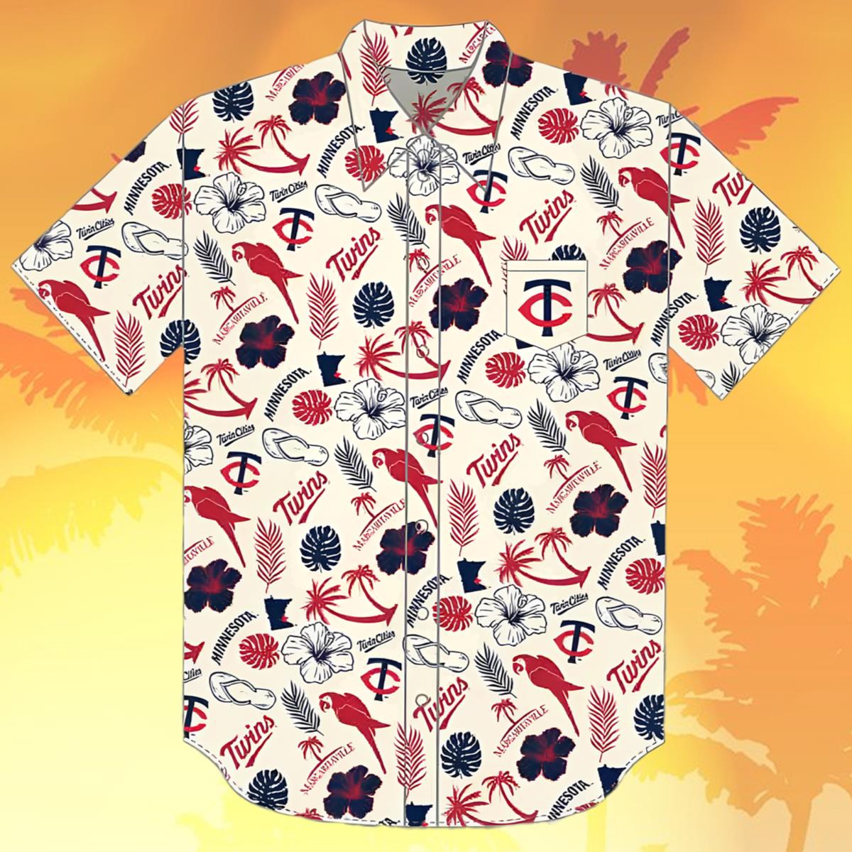 Twins Margaritaville Night Hawaiian Shirt 2024 Giveaway