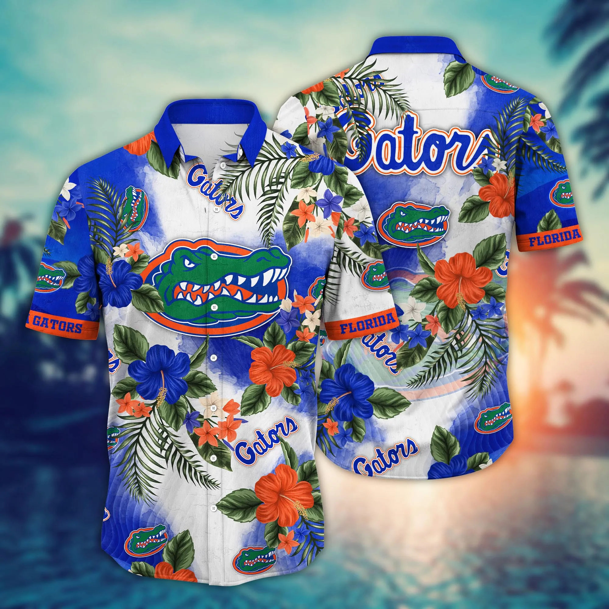 Florida Gators NCCA Hawaiian Shirt Beer Gardenstime Aloha Shirt