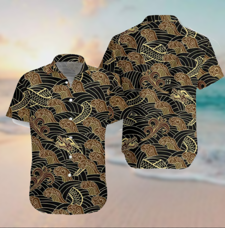 Traditional Dragon Hawaii Shirt Unisex Adult Ha492