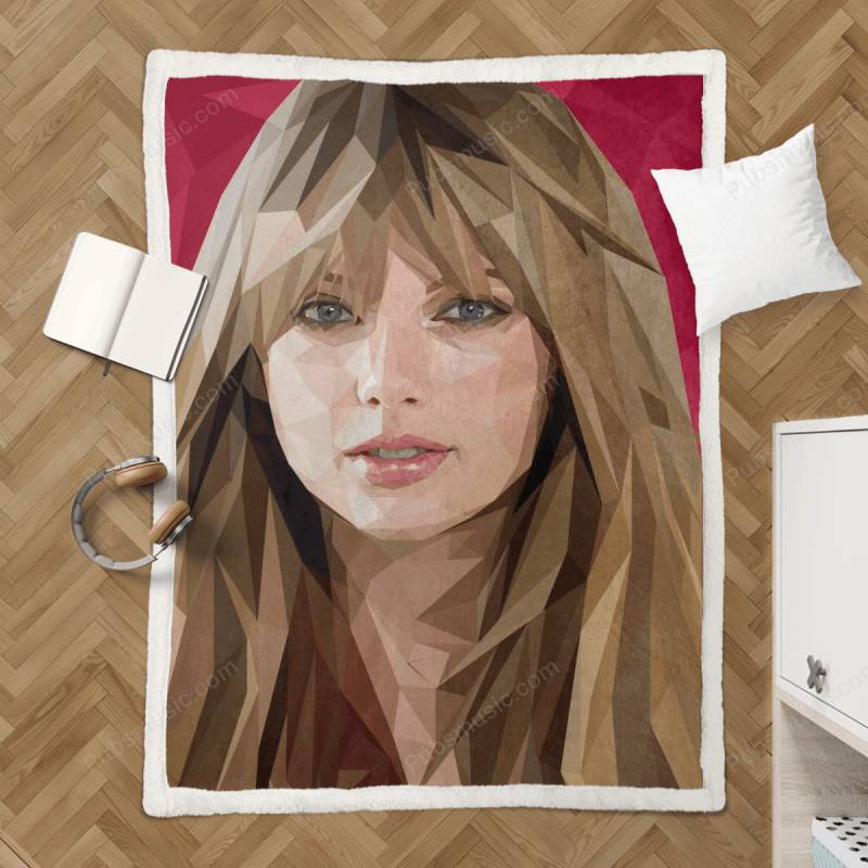 taylor swift popart – Music Pop Art Sherpa Fleece Blanket