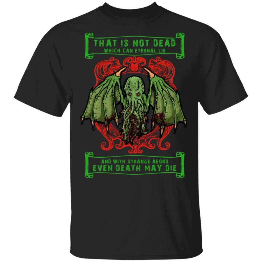 Strange Aeons That Is Not Dead Which Can Eternal Lie Shirt