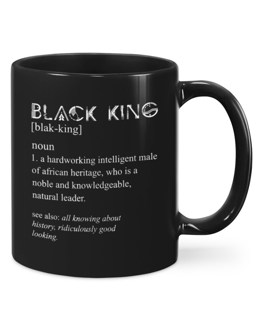 Black King Definition African Pride Melanin Mugs