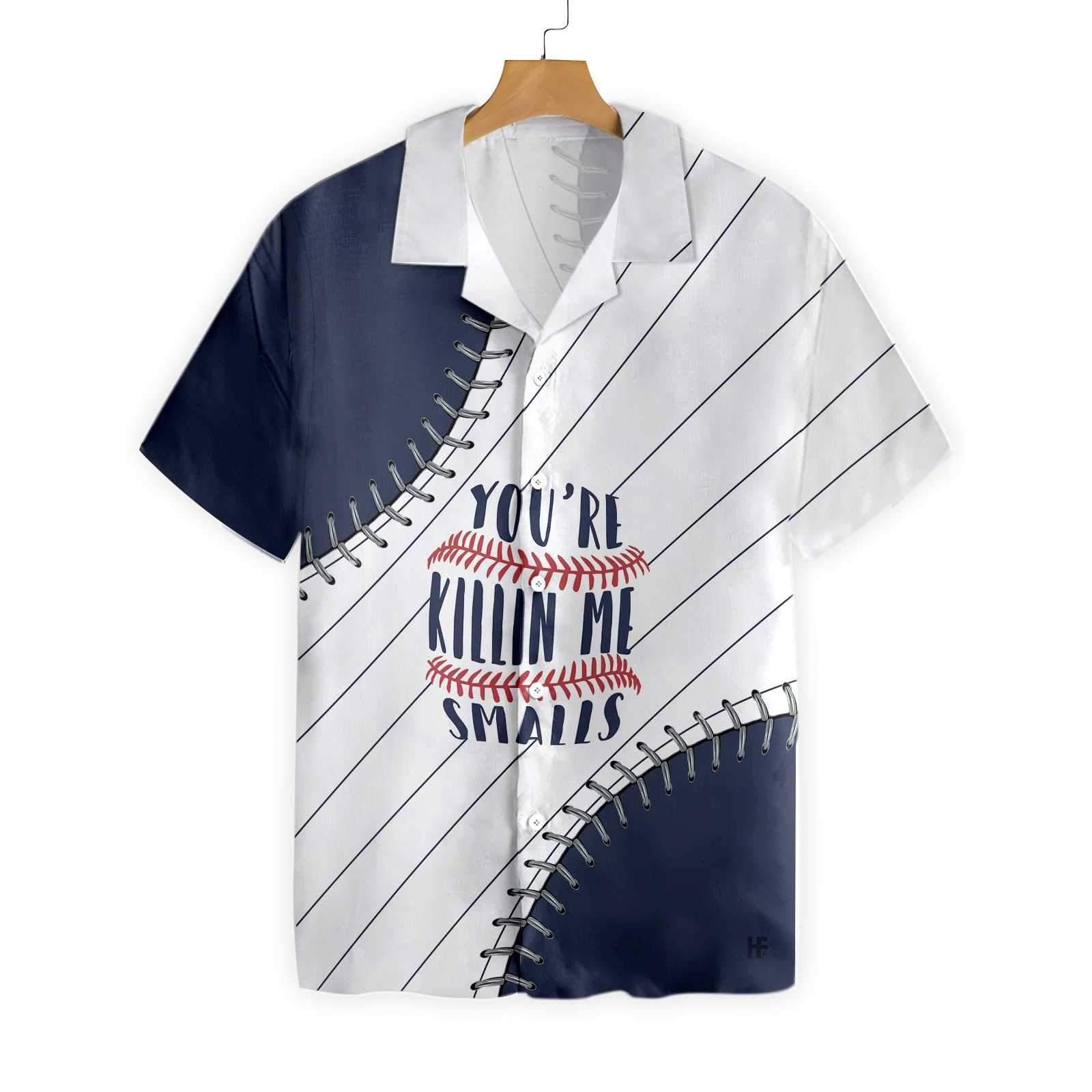 Baseball Lover Navy Blue 2201 Hawaii Shirt Ha42612