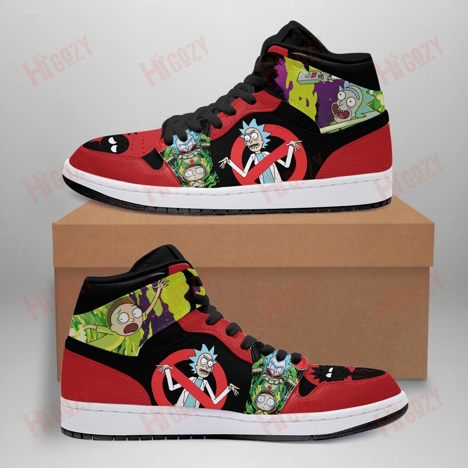 Rick And Morty 2 High Top Jd1 Sneaker Vh3 – Slamandgo