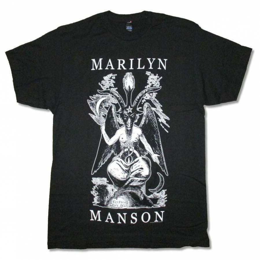 Marilyn Manson Bigger Than Satan  Black T Shirt