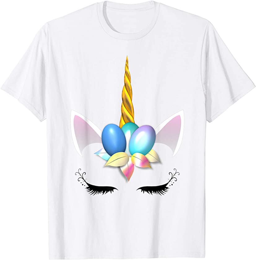 Unicorn Easter Boys and Girls Bunny design T-Shirt