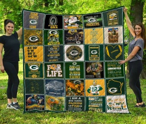 Green Bay Packers V19 3 D Printing Quilt Gift For Fan Football Lovers