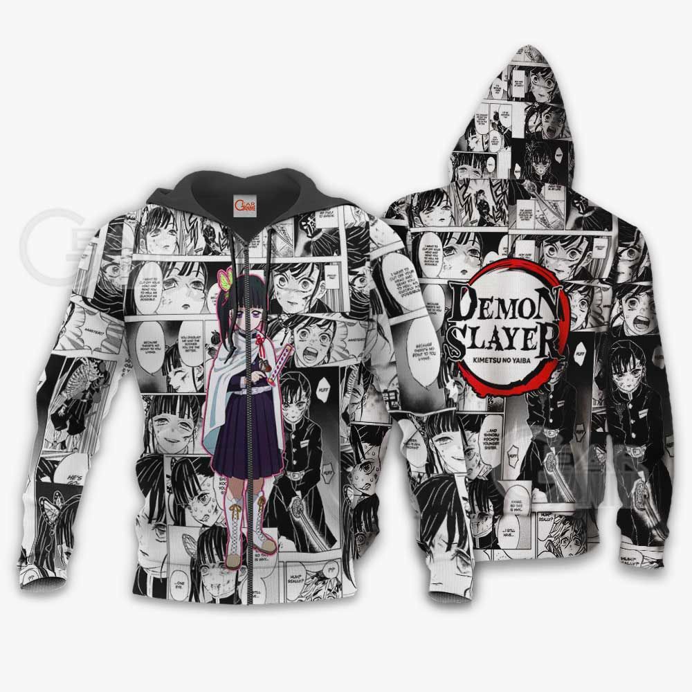 Demon Slayer Kanao Hoodie Anime Mix Manga Kny Shirt Unisex Men Women