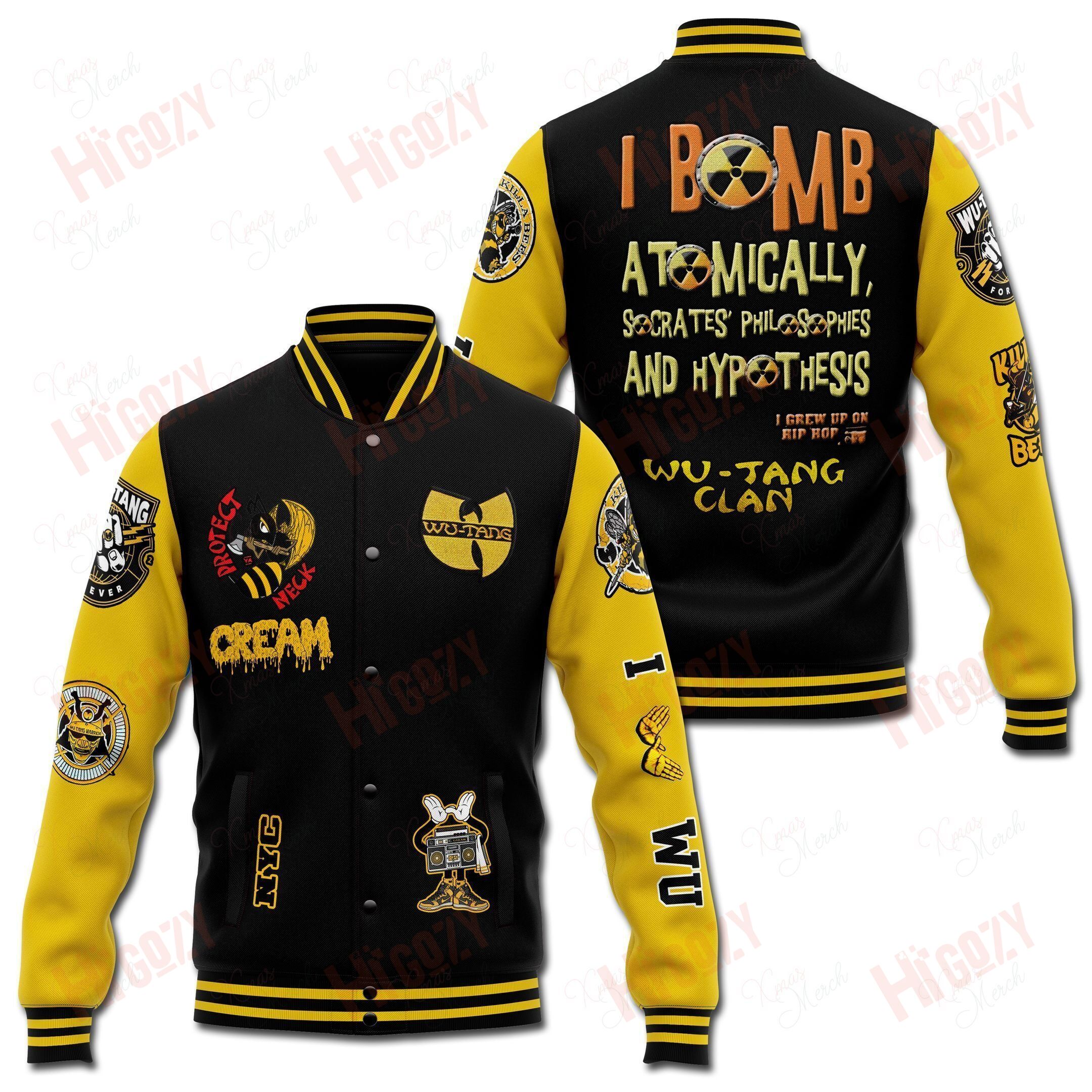 Wu-Tang Clan Baseball Jacket 3D – V1087