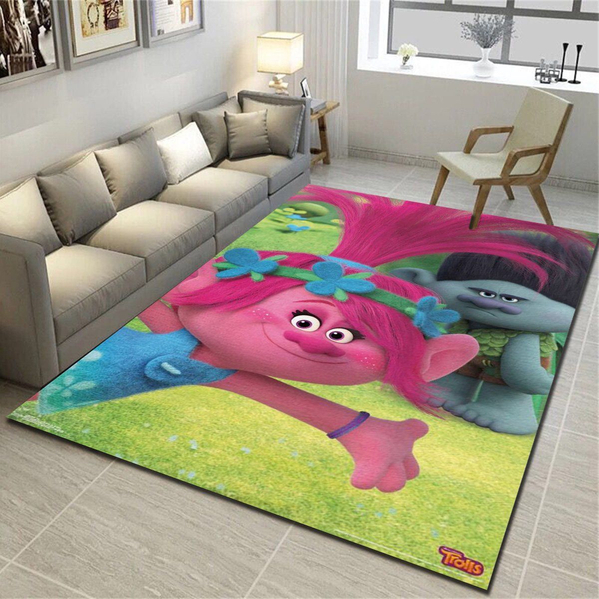 Dreamworks Trolls Fun Area Rugs, Living Room Carpet