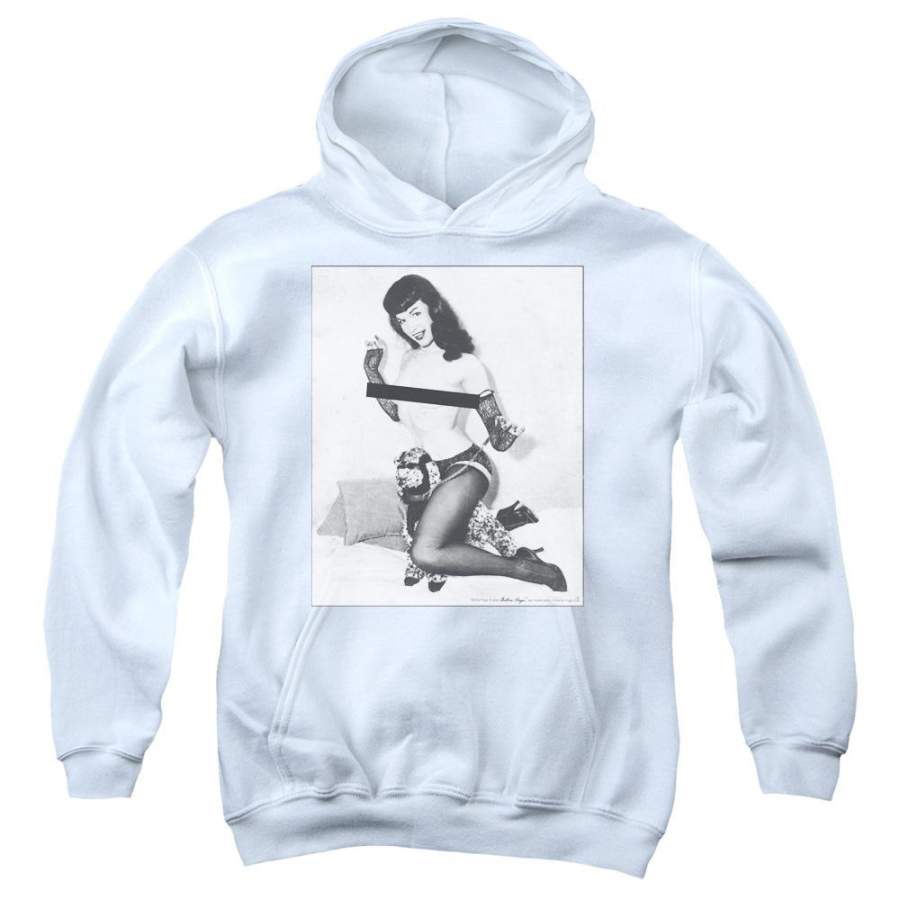 Bettie Page – Nice Puppy Youth Pull Over Hoodie