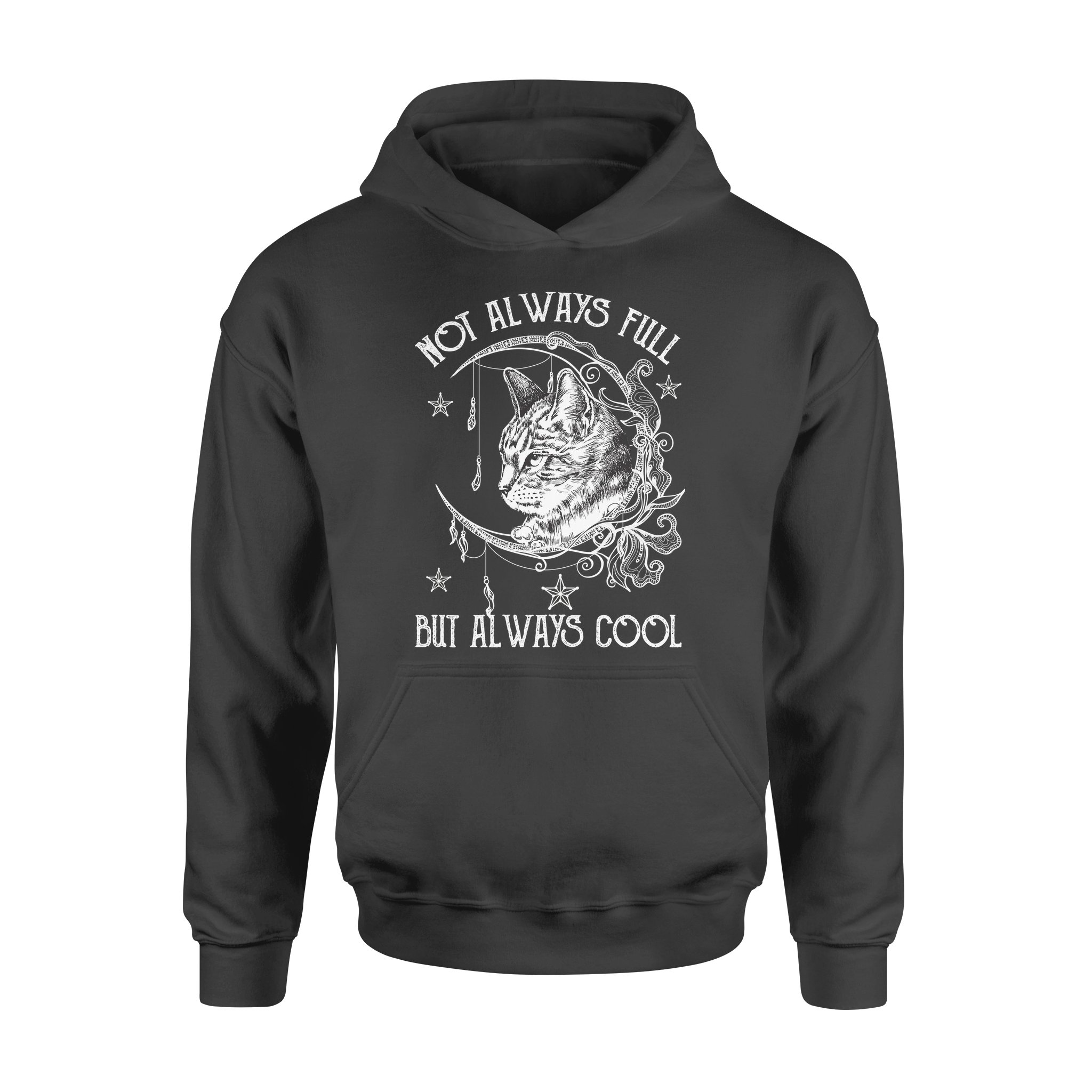 Not Always Full  But Always Cool Moon Phases For American Wirehair Cat Lovers – Standard Hoodie