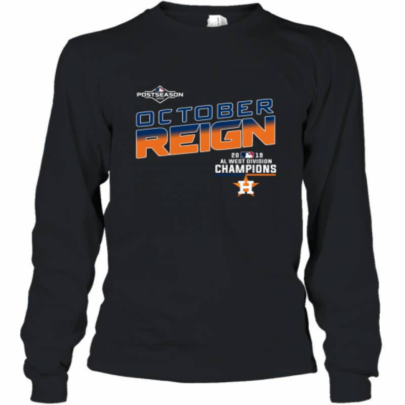 Houston Astros 2019 AL West Division Champions shirt Long Sleeve T-Shirt