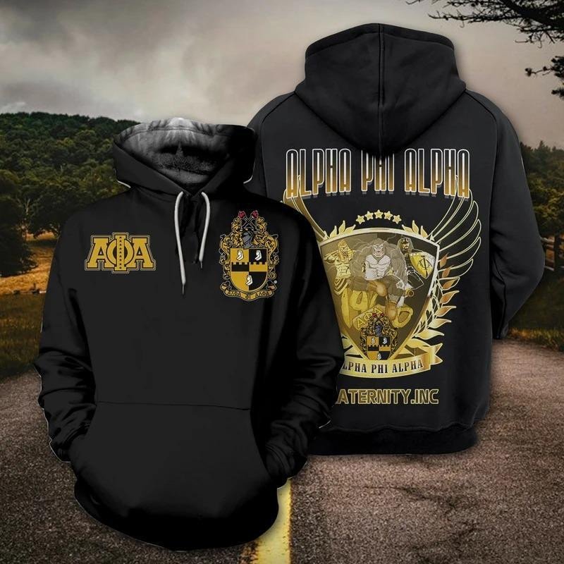 Fraternity Hoodie – Shield Of Alpha Phi Alpha Pullover