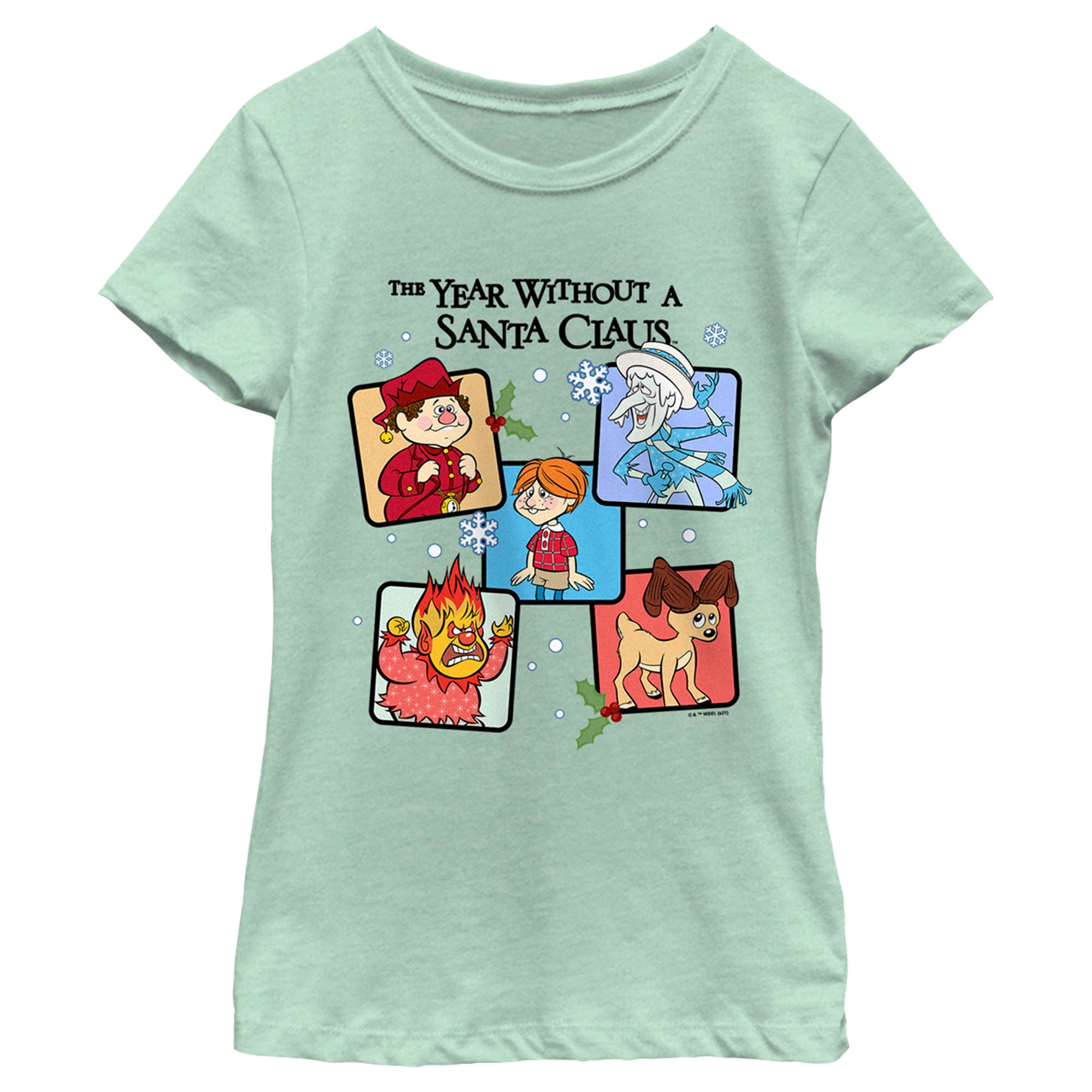 The Year Without A Santa Claus Girl’S Character Panel  T-Shirt