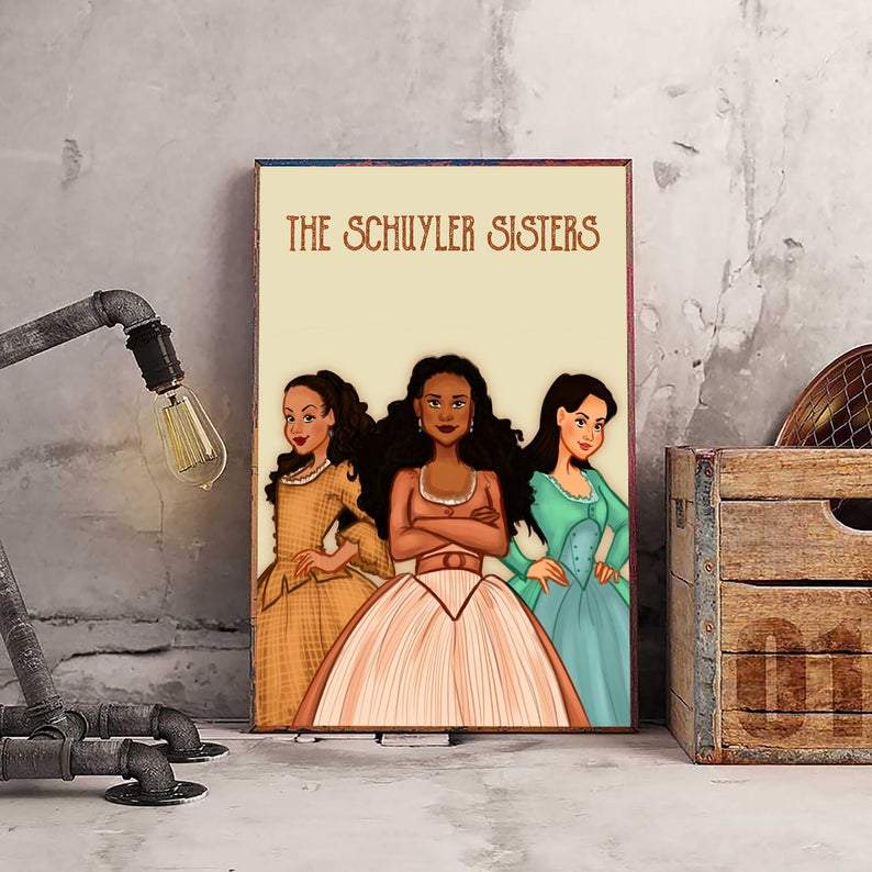 The Schuyler Sister Black Power Canvas And Poster, Canvas Prints, My Poster Wall, Canvas Wall Art, Wall Decor Visual Art