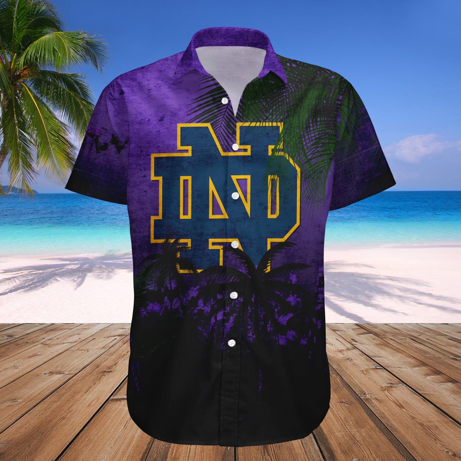 Northwestern Wildcats Hawaii Shirt Coconut Tree Tropical Grunge – NCCA