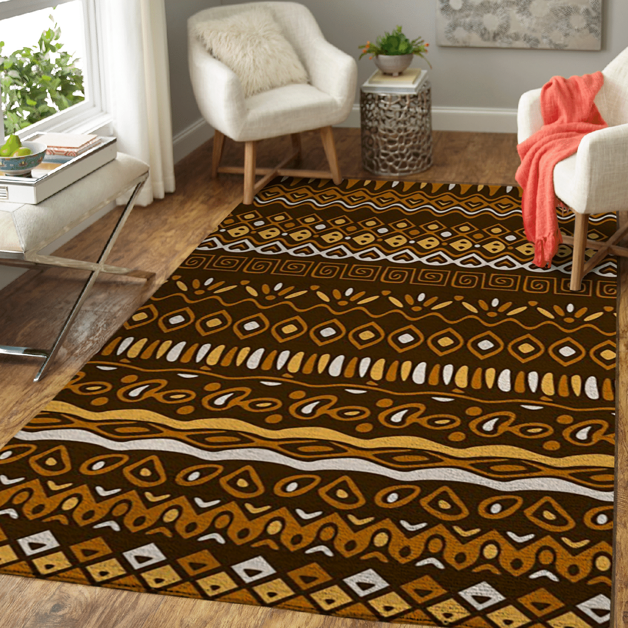 African American Gifts African Pattern Area Rug