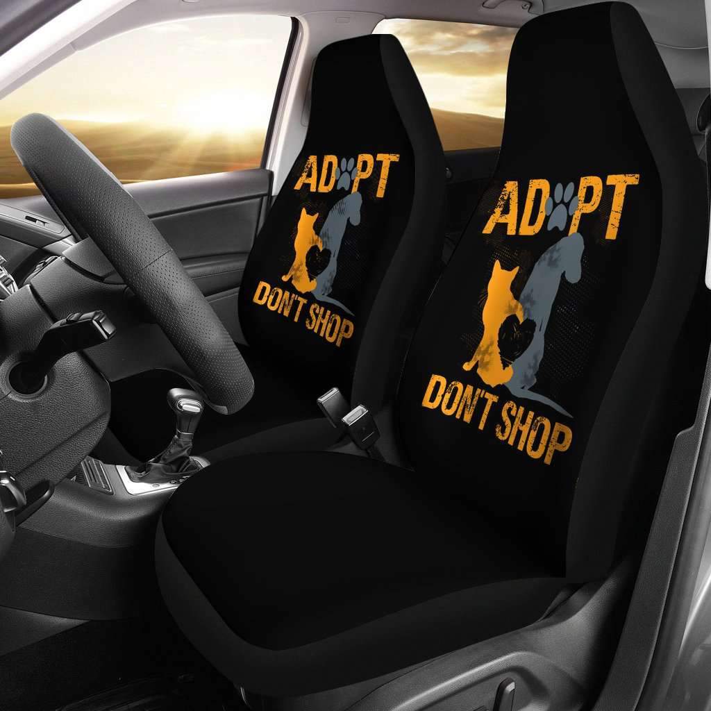 Adopt Don’T Shop Animal Rescue Car Seat Covers T032021