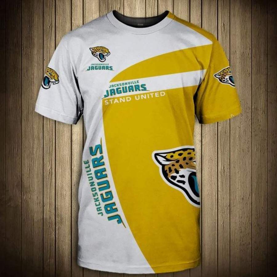 Jacksonville Jaguars T T-Shirt 3D All Over Print 3D Short Sleeve Stand United