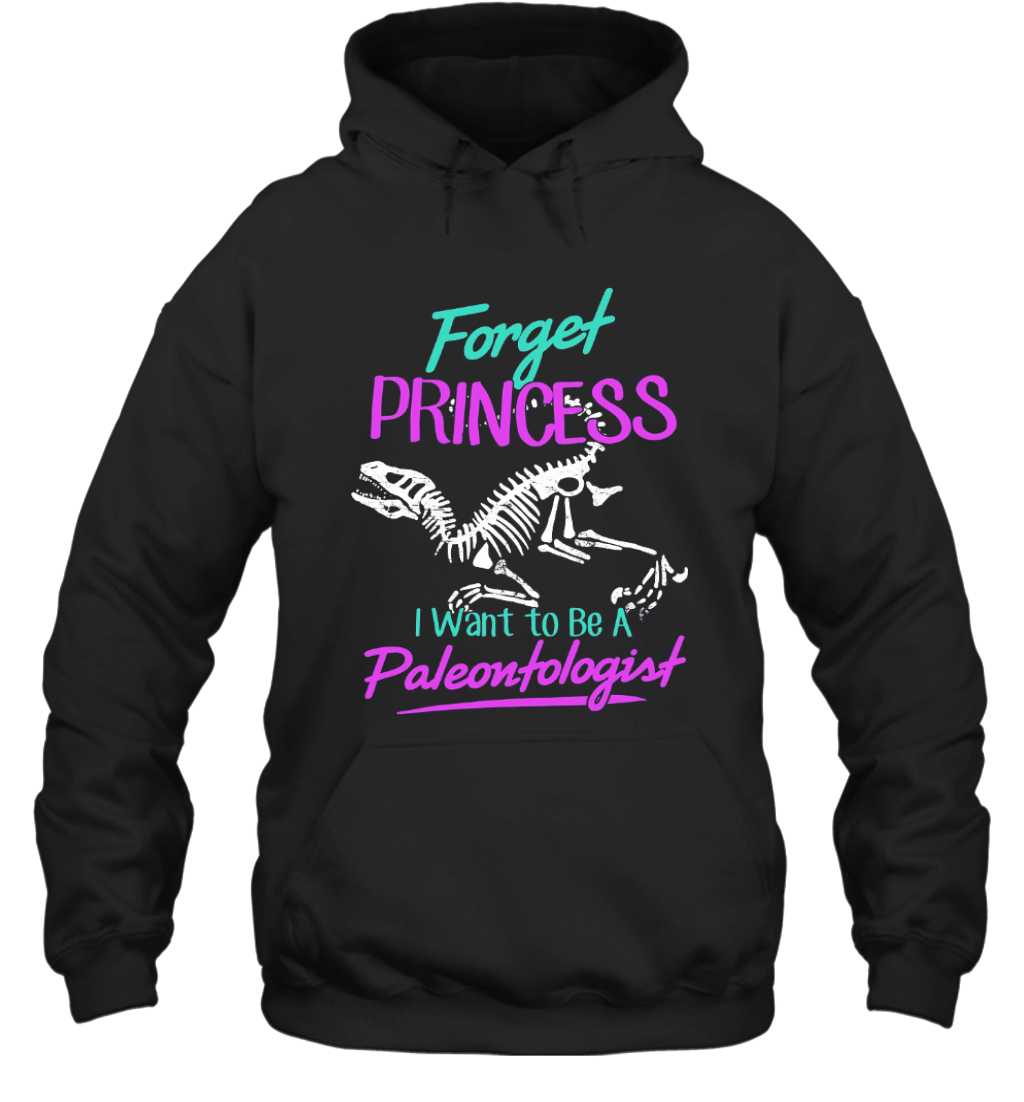 Unisex child Kids Dinosaur Jr I Want To Be A Paleontologist Tee Hoodie