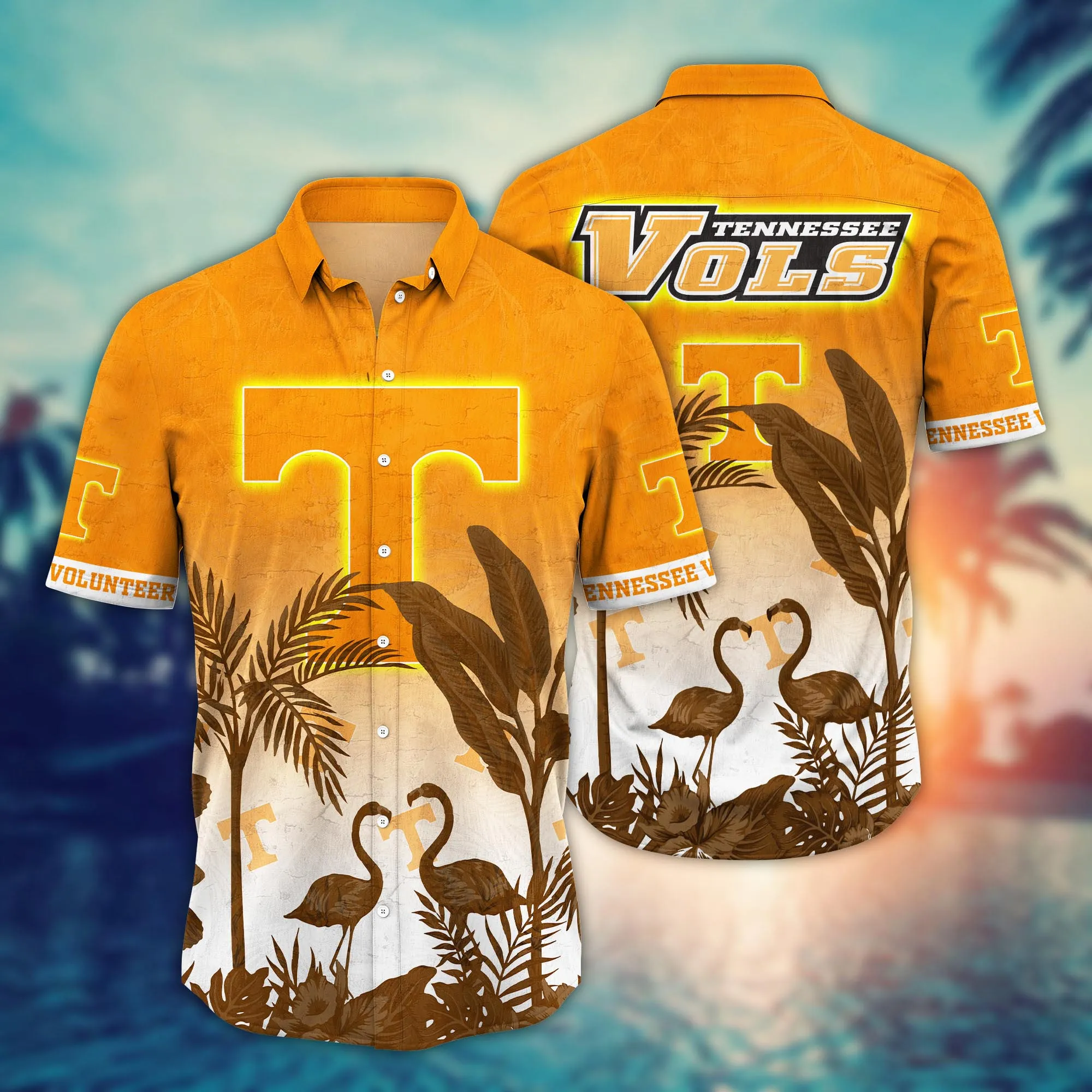 Tennessee Volunteers NCCA Hawaiian Shirt Tanningtime Aloha Shirt