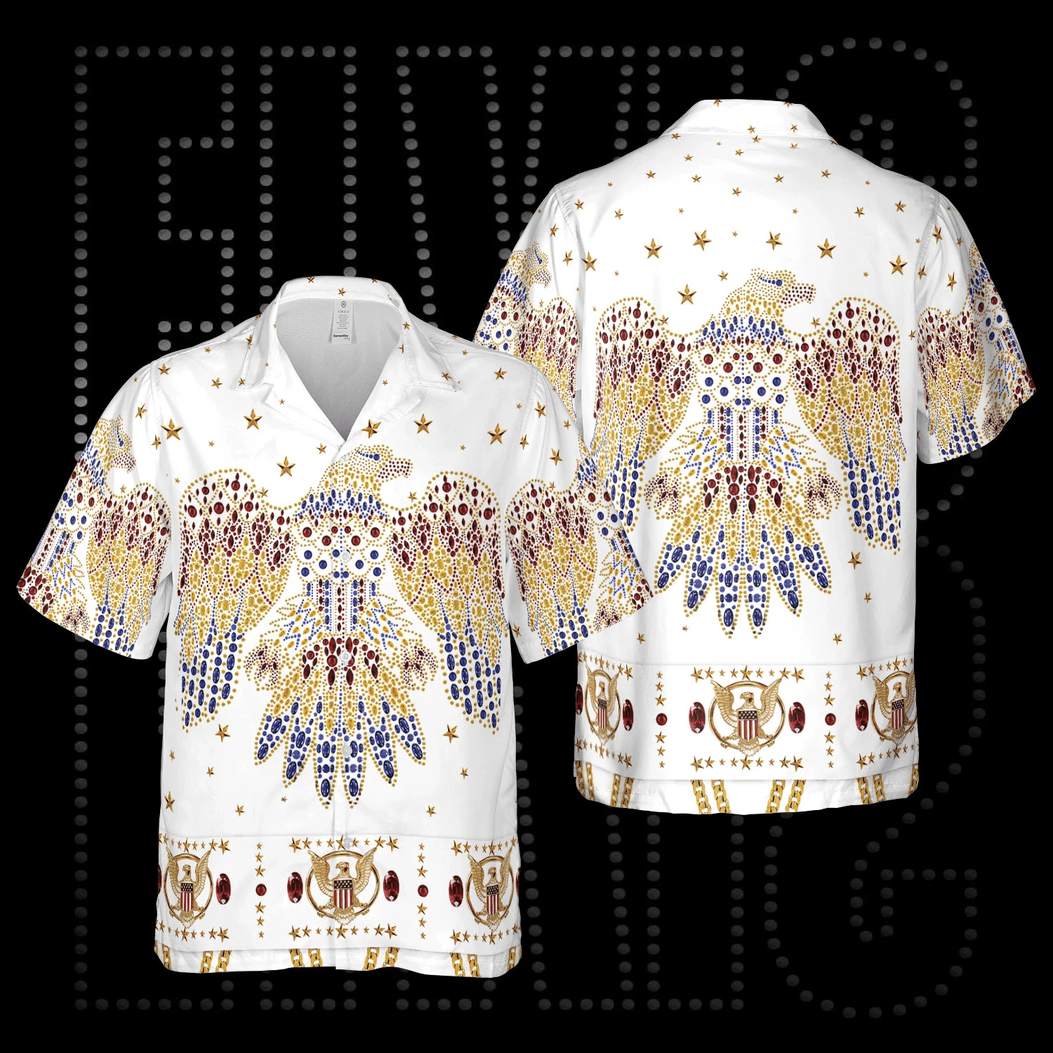 Music Love Eagle Unisex Hawaii Aloha Shirts Ha20299