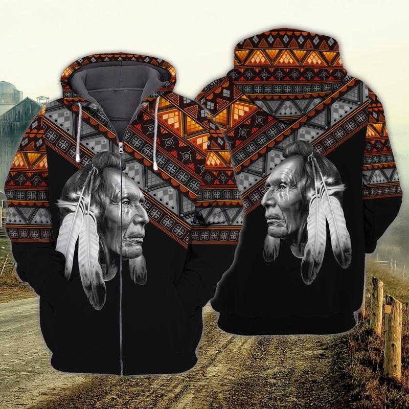 The Native People 3D Zipper Hoodie