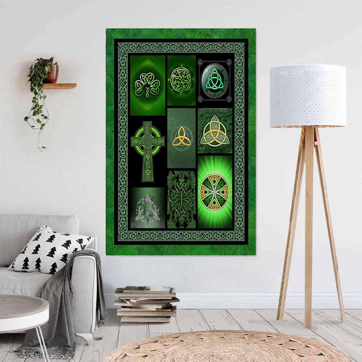 Canvas Prints Celtic Knot Wall Art Home Decor