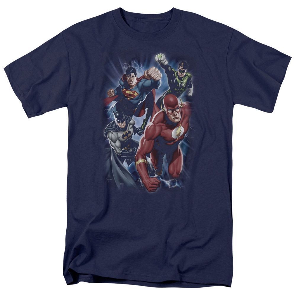 Jla Storm Chasers Adult Shirt