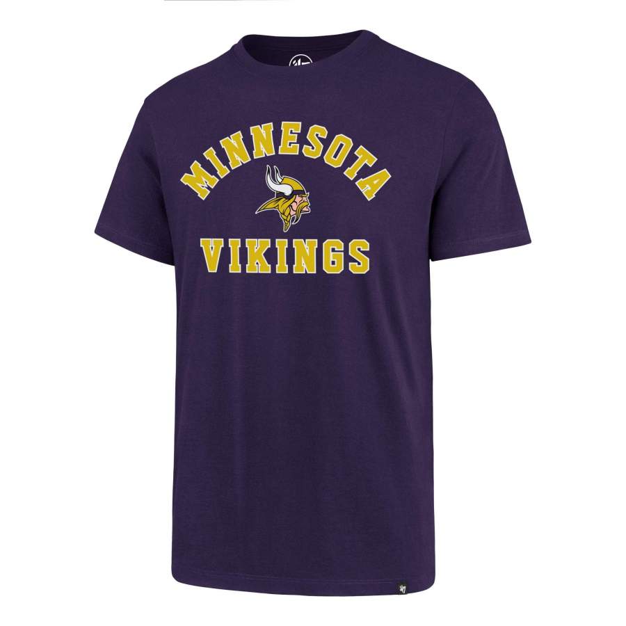 Minnesota Vikings Varsity Arch ’47 Super Rival T-Shirt 3D All Over Print