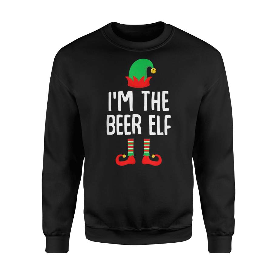 Christmas T-Shirt I’m The Beer Elf Matching Family Group – Standard Fleece Sweatshirt