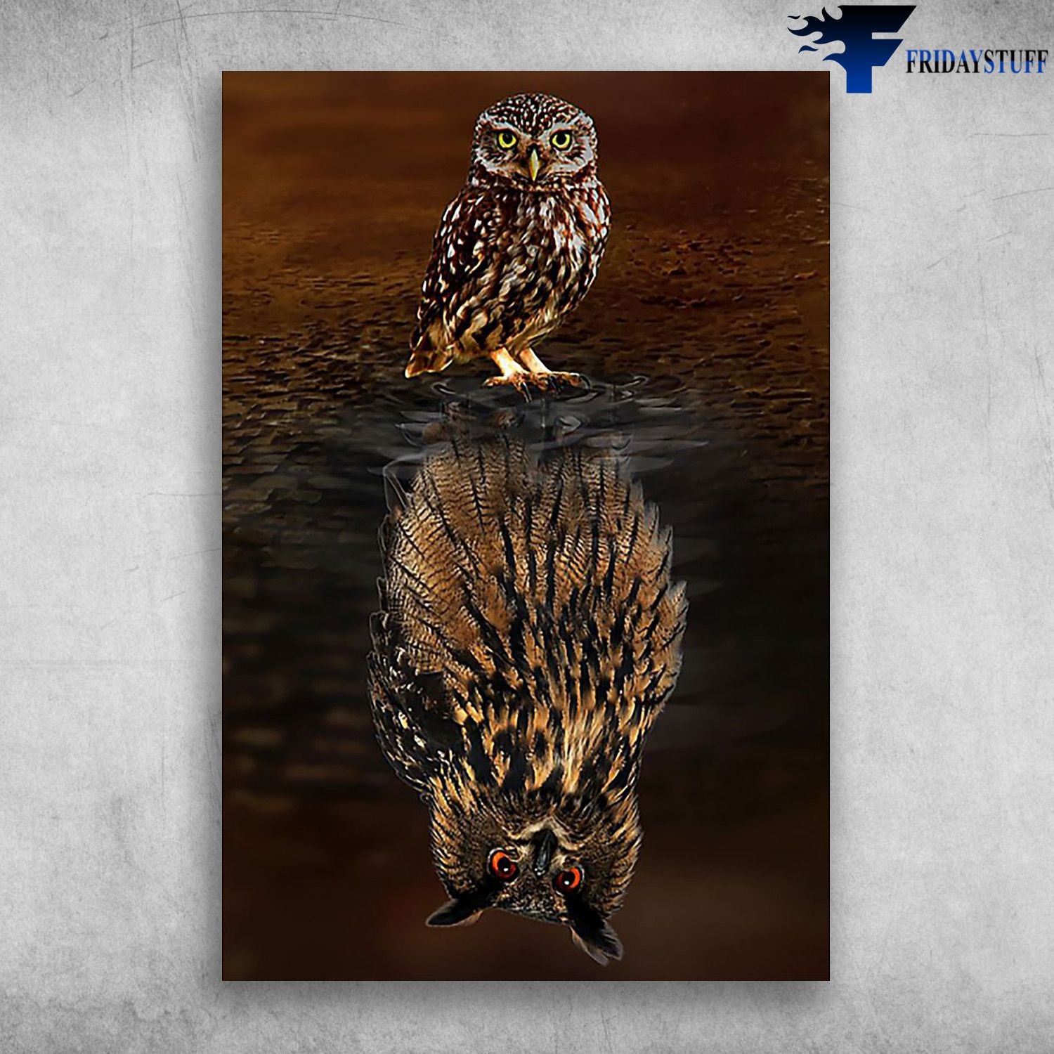 Art Of Owl Eastern Screech Owl Beautiful Owl Canvas Christmas Gift Ideas