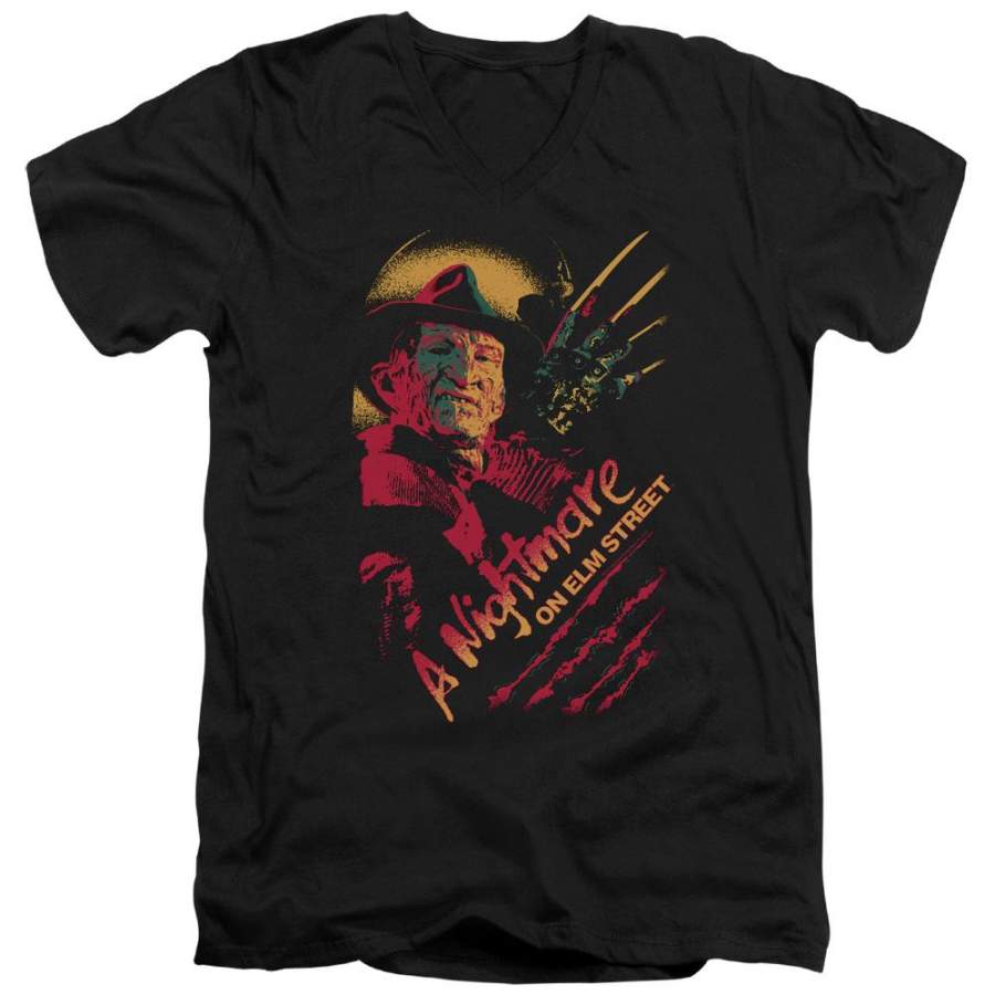 A Nightmare on Elm Street Freddy Claws Men’s V-Neck T-Shirt