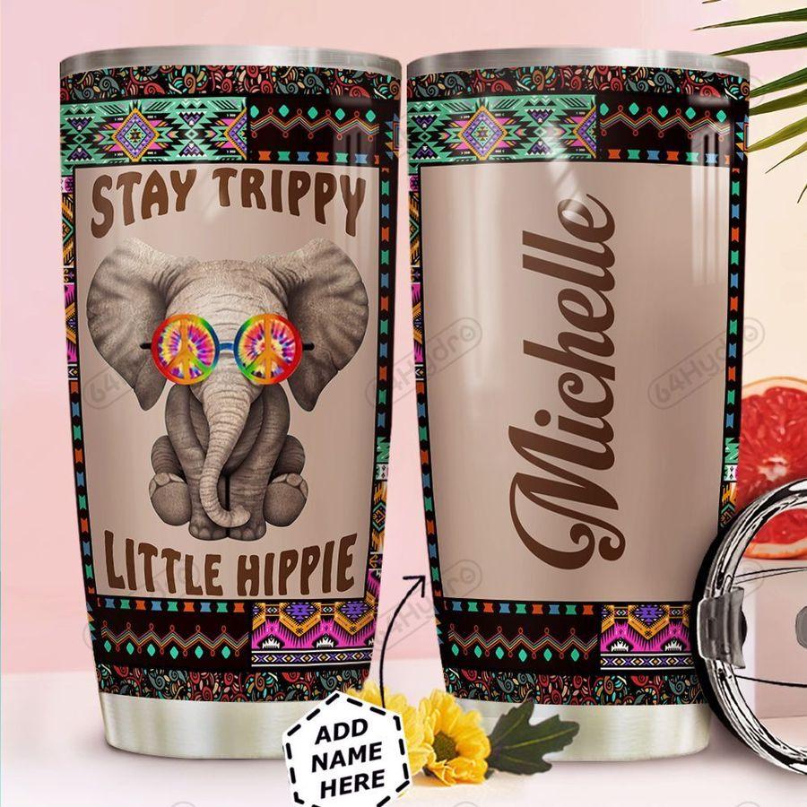 Higozy™ Elephant Hippie Personalized Stainless Steel Tumbler, great ideal for family and friends- LV988