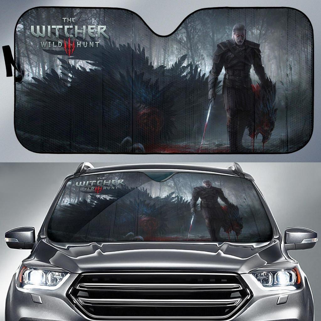 [Car Sunshade] The Witcher 3: Wild Hunt  Floor Mats Geralt Gaming 3D H1229-324