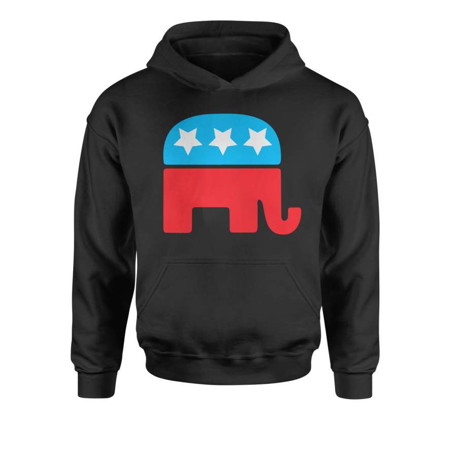 Republican Party Elephant Logo Youth-Sized Hoodie