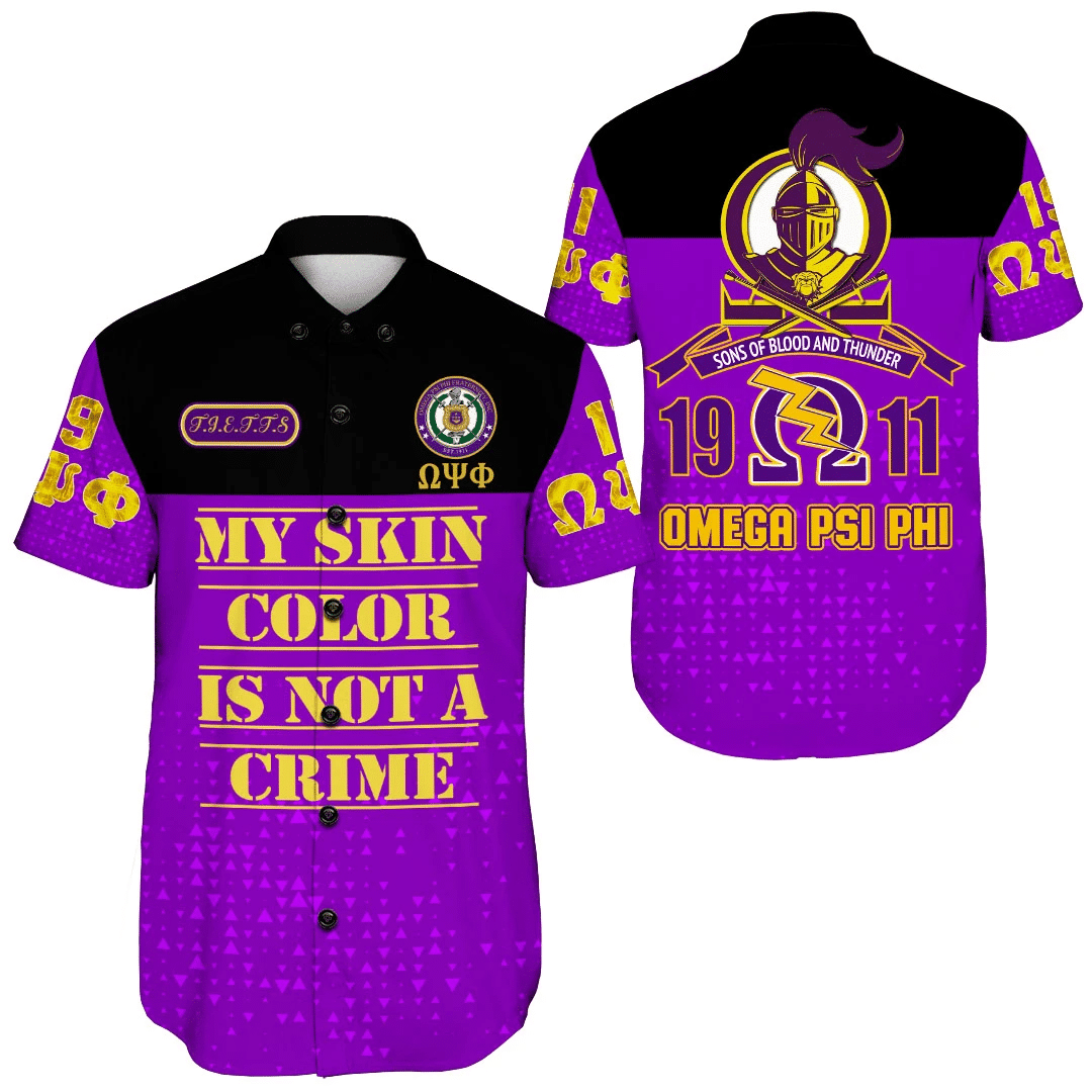 Fraternity Shirt – Omega Psi Phi Short Sleeve Shirt