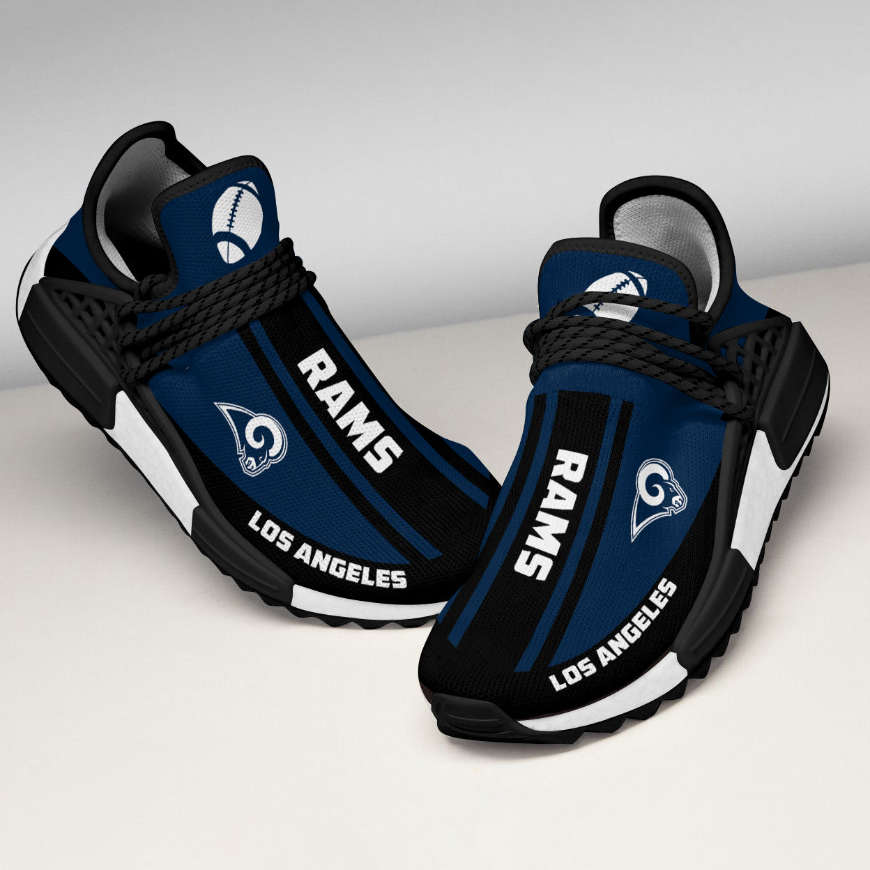 Fashion Los Angeles Rams Human Race Shoes