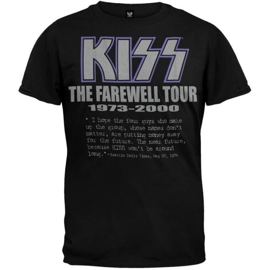 Kiss Farewell Tour TShirt Poniyoung Store