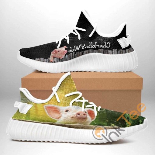 Charlottes Web Custom Shoes Personalized Name Yeezy Sneakers