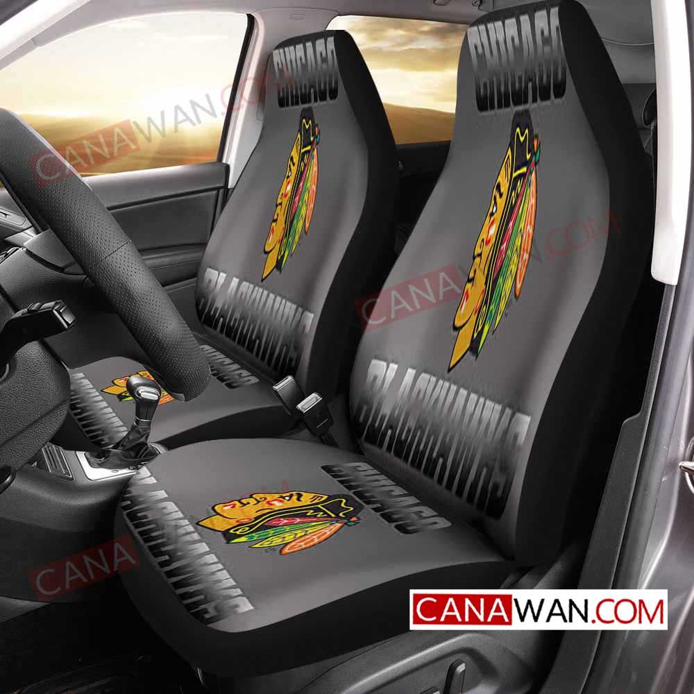 Chicago Blackhawks Style177 3D Customized Personalized Car Seat Cover