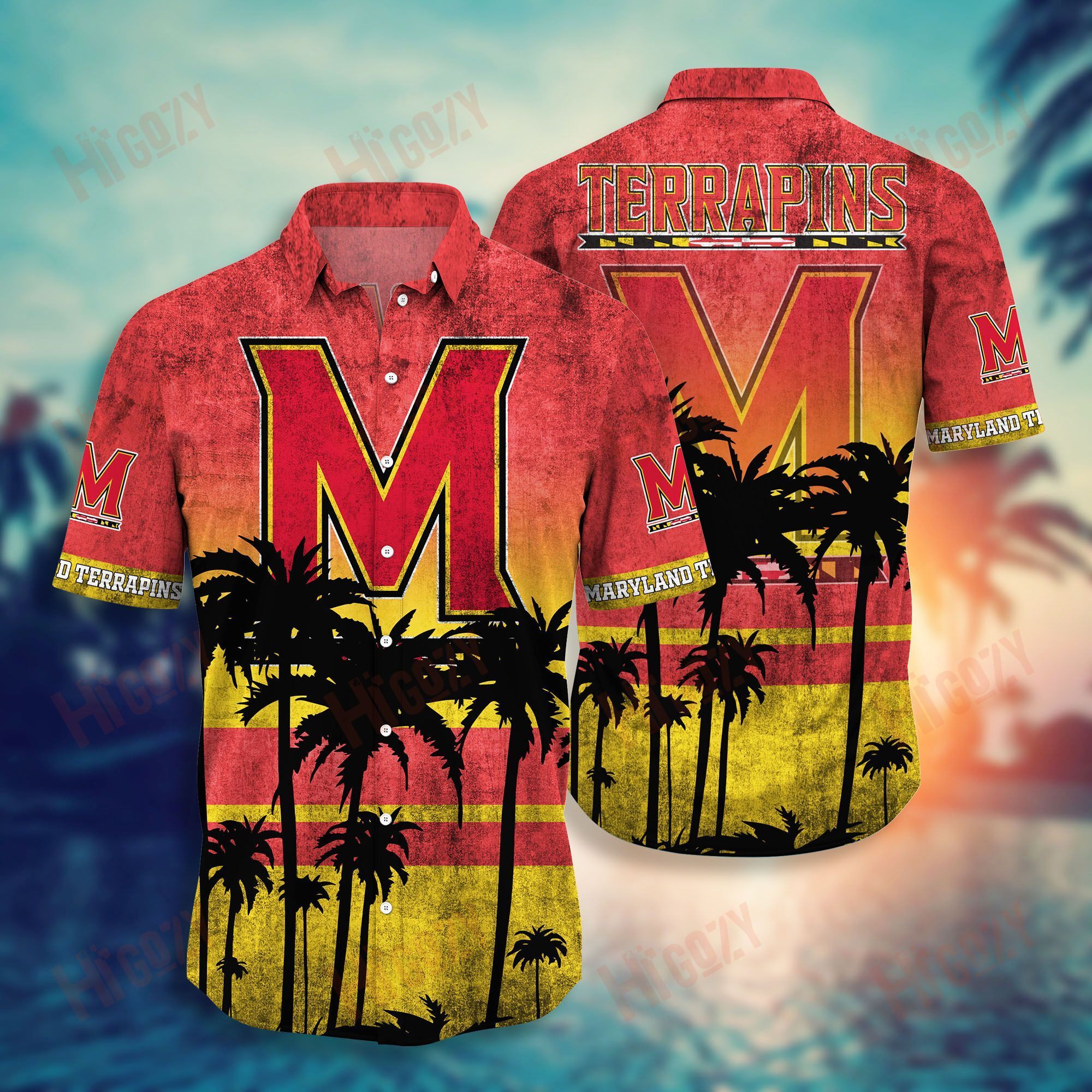 Maryland Terrapins Hawaiian Shirt Short Style Hot Trending Summer Ha25935