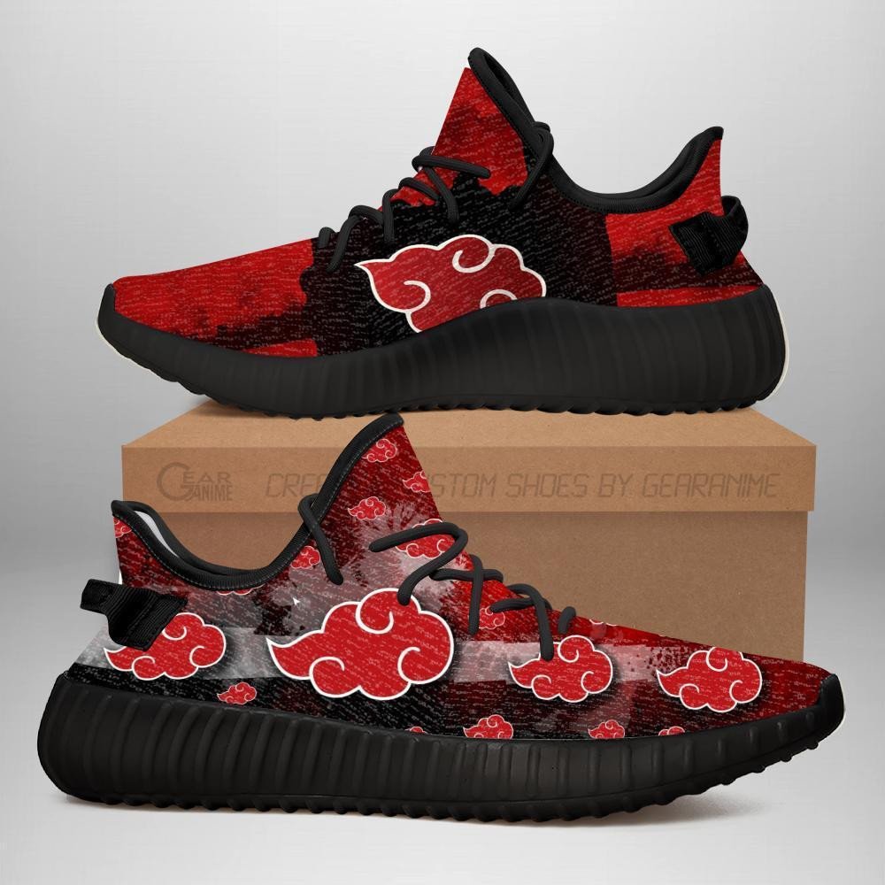 Akatsuki Cloud Yeezy Shoes Naruto  Art 177