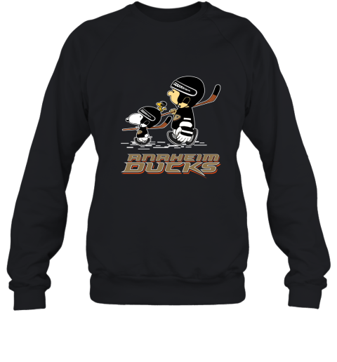 Let’S Play Anaheim Ducks Ice Hockey Snoopy 2D Sweatshirt