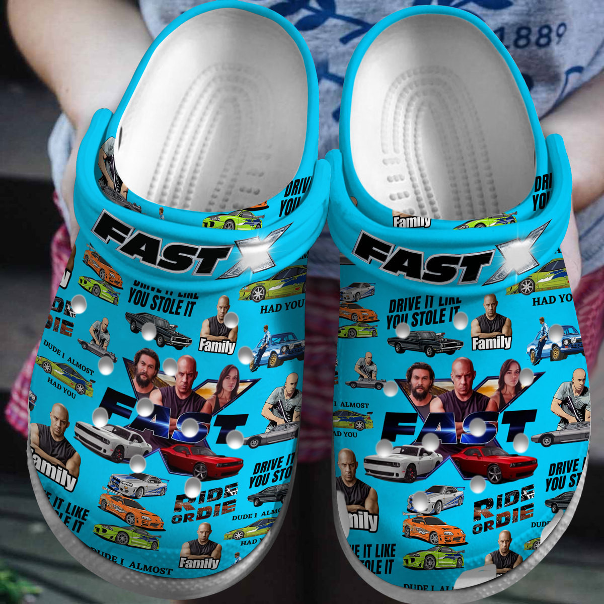 Premium Fast And Furious Movie Crocs Crocband Clogs Shoes Comfortable For Men Women and Kids 2