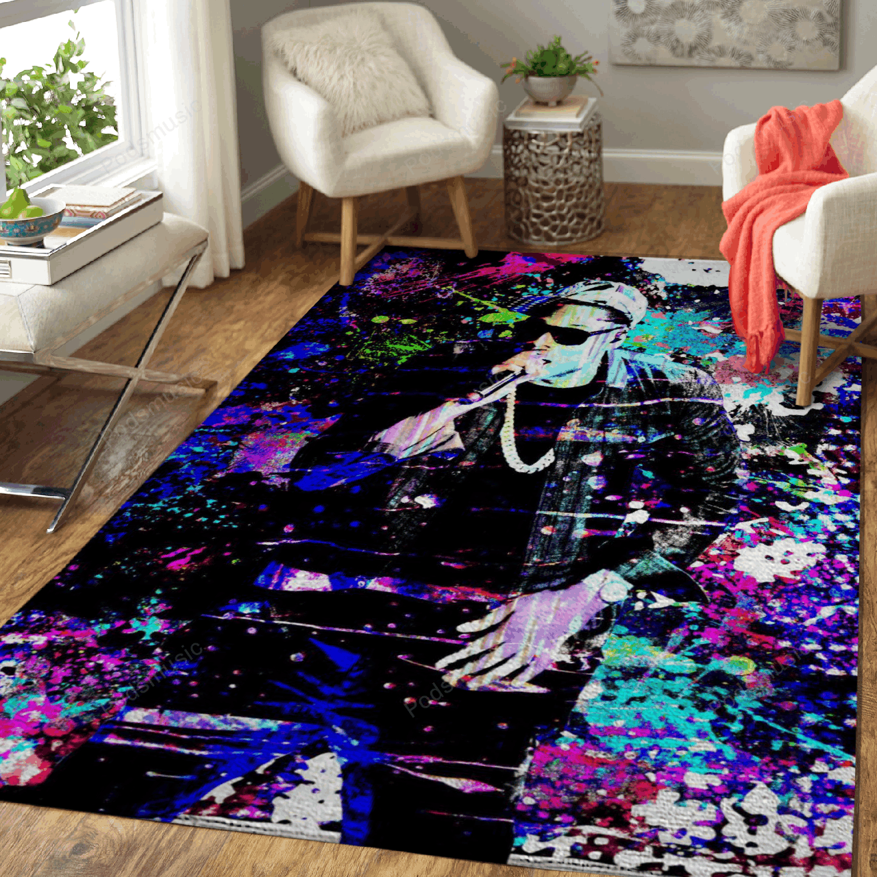 Jay Z Art – Music Art For Fans Area Rug Carpet