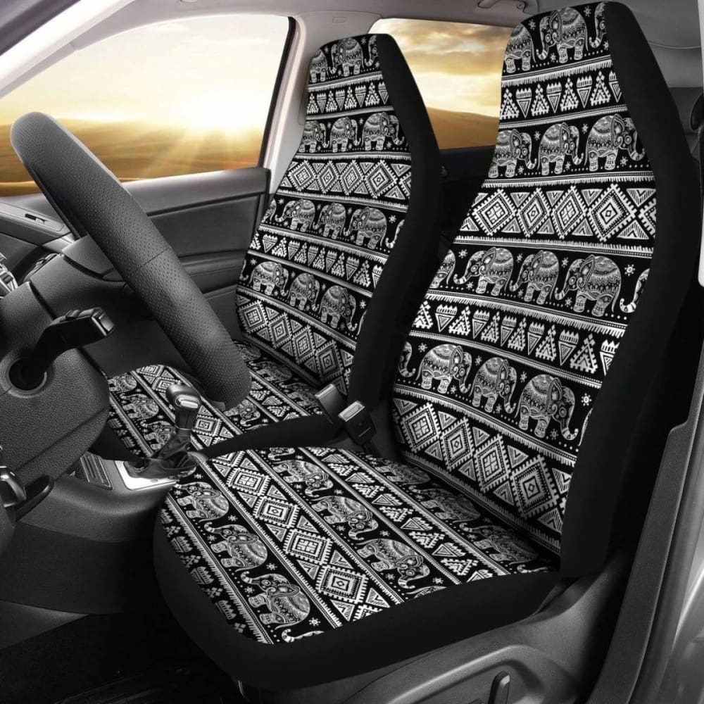 Tribal Elephant Car Seat Covers 202820