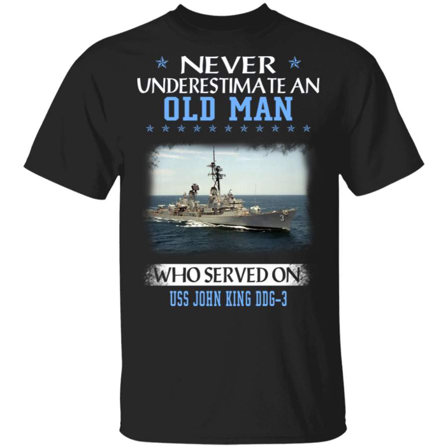 USS John King DDG-3 Veterans Day Christmas Gift T-Shirt